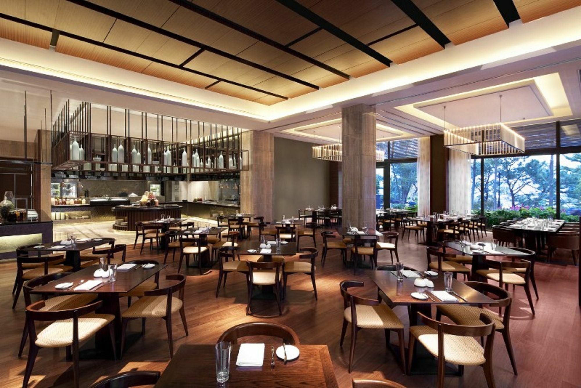The Mulian Urban Resort Hotels Huadu Guangzhou Restaurang bild